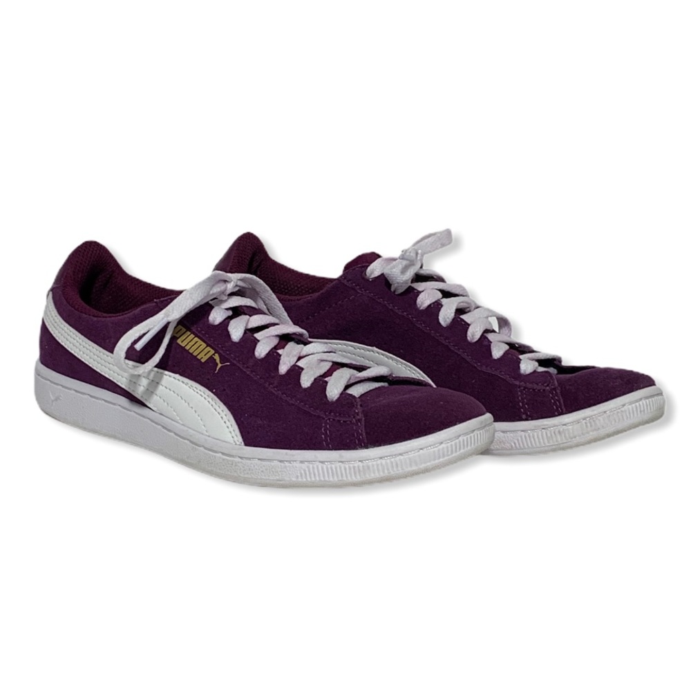 PUMA Vikky Classic Purple Suede Sneakers